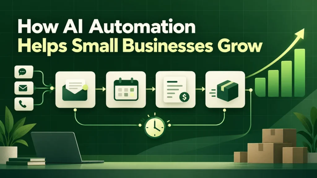 Connected customer, scheduling, invoicing, and fulfillment workflows supporting small business growth
