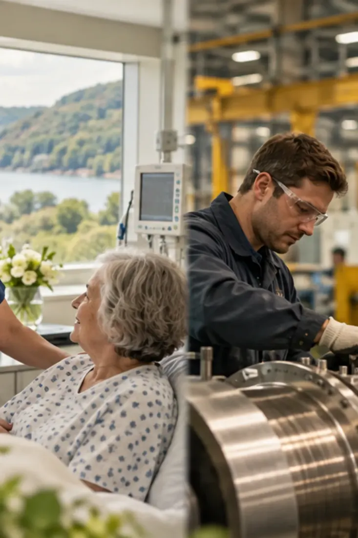 Healthcare and manufacturing work in upstate New York