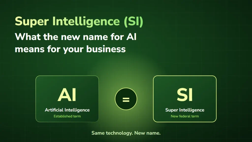Super Intelligence SI and AI terminology explained for U.S. businesses